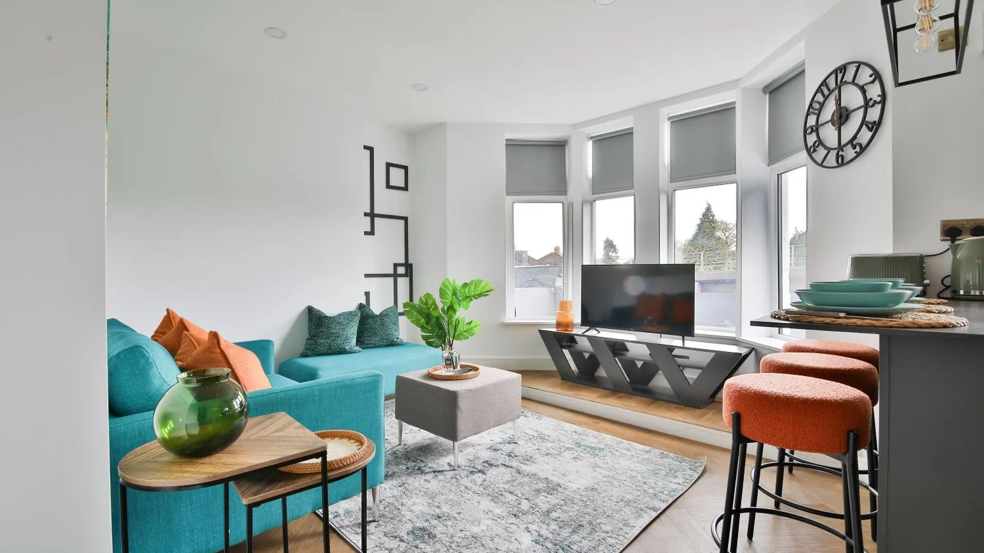 아파트 New Luxe Flat With Private Parking & 2 Bathrooms 카디프 영국